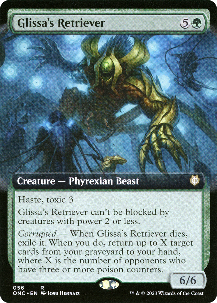 Glissa's Retriever (Extended Art) [Phyrexia: All Will Be One Commander] | Kessel Run Games Inc. 