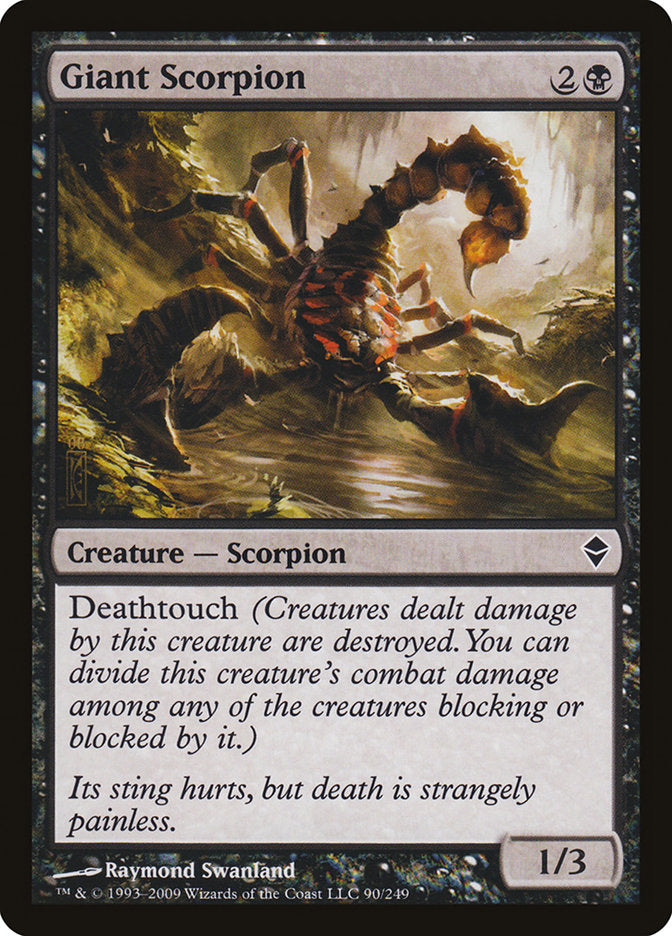 Giant Scorpion [Zendikar] | Kessel Run Games Inc. 