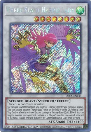 Cyber Slash Harpie Lady [DLCS-EN148] Secret Rare | Kessel Run Games Inc. 