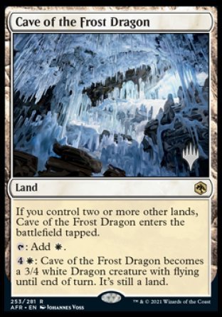 Cave of the Frost Dragon (Promo Pack) [Dungeons & Dragons: Adventures in the Forgotten Realms Promos] | Kessel Run Games Inc. 