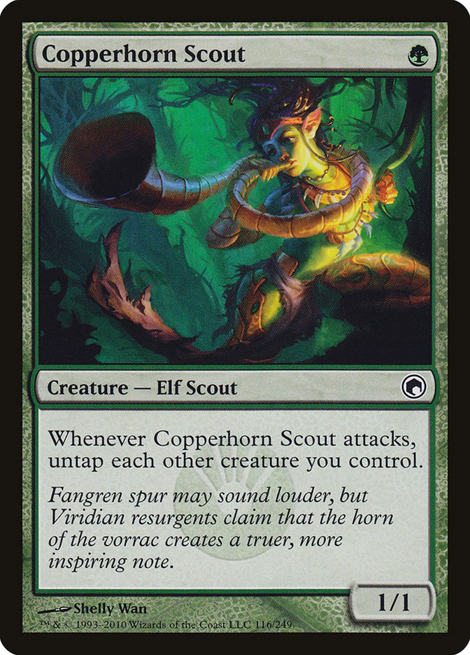 Copperhorn Scout [Scars of Mirrodin] | Kessel Run Games Inc. 