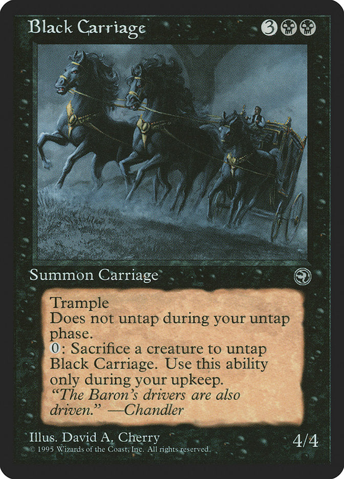 Black Carriage [Homelands] | Kessel Run Games Inc. 
