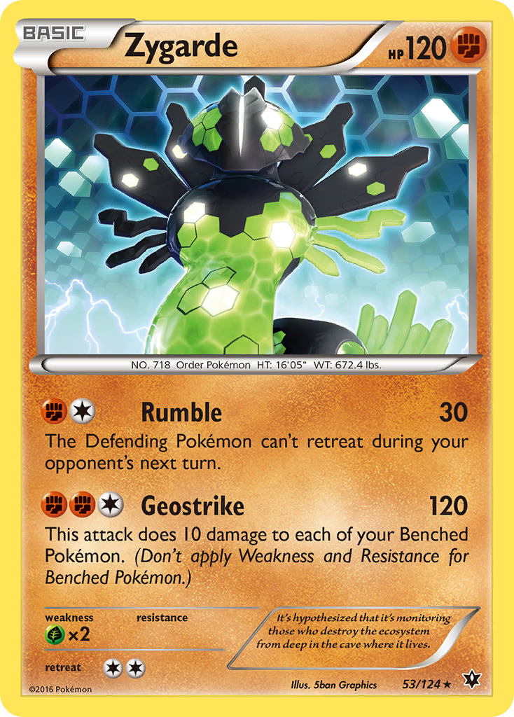 Zygarde (53/124) [XY: Fates Collide] | Kessel Run Games Inc. 