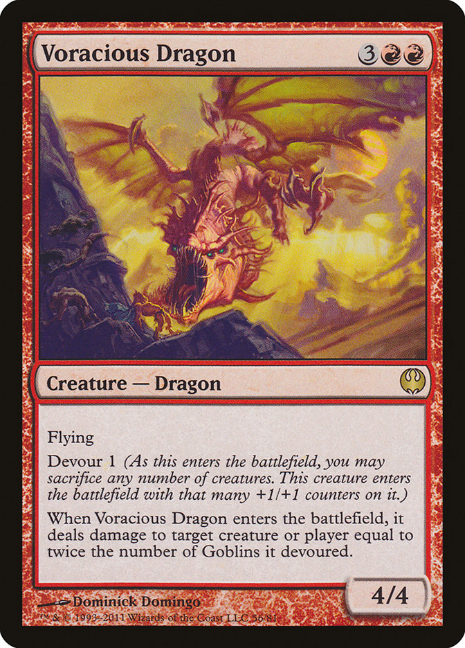 Voracious Dragon [Duel Decks: Knights vs. Dragons] | Kessel Run Games Inc. 