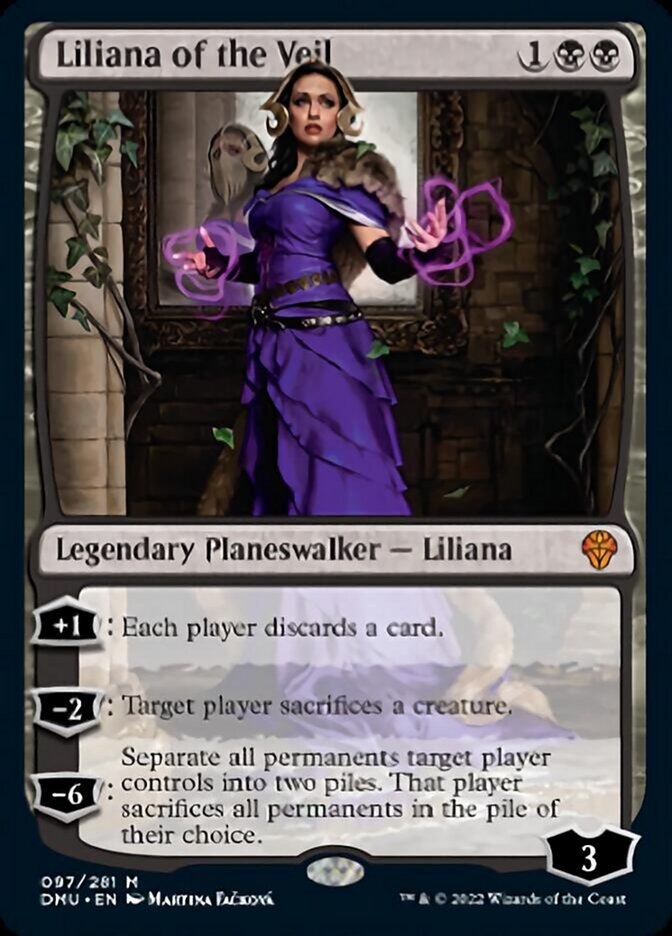 Liliana of the Veil [Dominaria United] | Kessel Run Games Inc. 