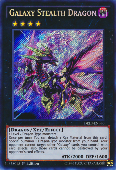 Galaxy Stealth Dragon [DRL3-EN030] Secret Rare | Kessel Run Games Inc. 