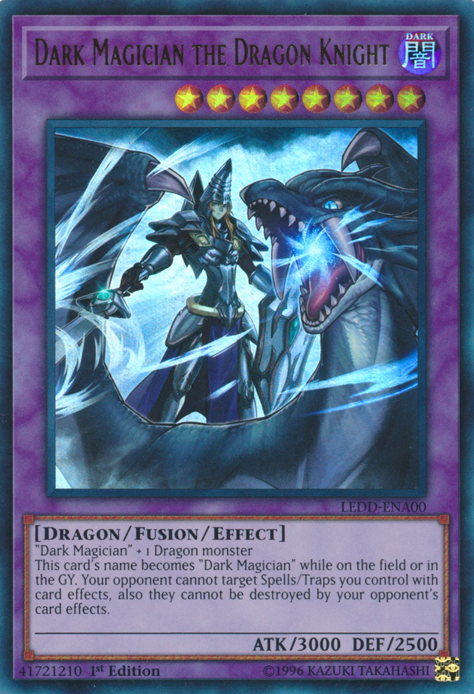 Dark Magician the Dragon Knight [LEDD-ENA00] Ultra Rare | Kessel Run Games Inc. 