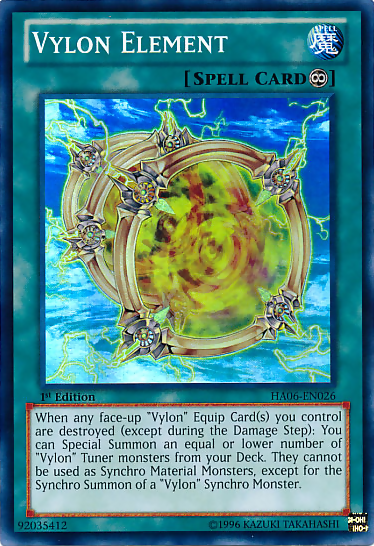 Vylon Element [HA06-EN026] Super Rare | Kessel Run Games Inc. 