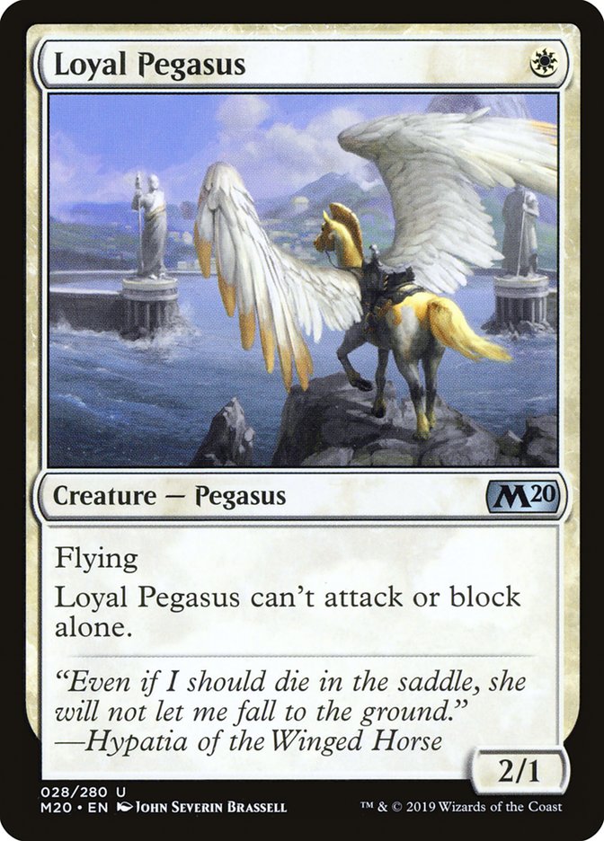 Loyal Pegasus [Core Set 2020] | Kessel Run Games Inc. 