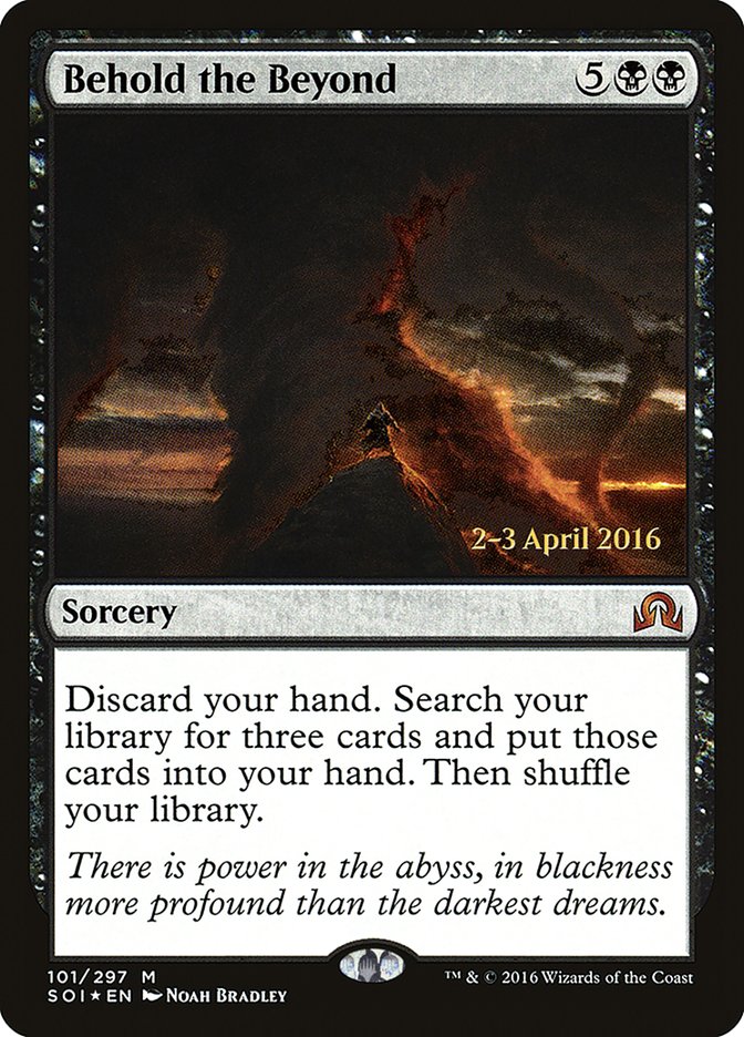 Behold the Beyond [Shadows over Innistrad Prerelease Promos] | Kessel Run Games Inc. 