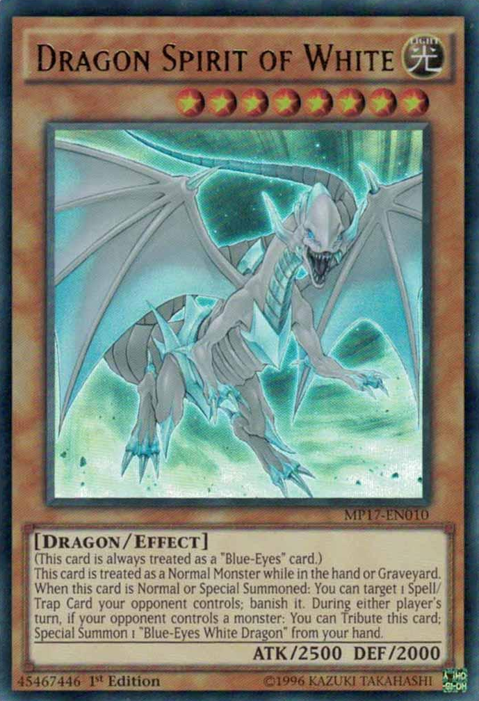 Dragon Spirit of White [MP17-EN010] Ultra Rare | Kessel Run Games Inc. 