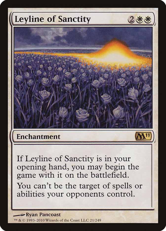 Leyline of Sanctity [Magic 2011] | Kessel Run Games Inc. 