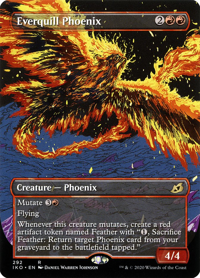 Everquill Phoenix (Showcase) [Ikoria: Lair of Behemoths] | Kessel Run Games Inc. 