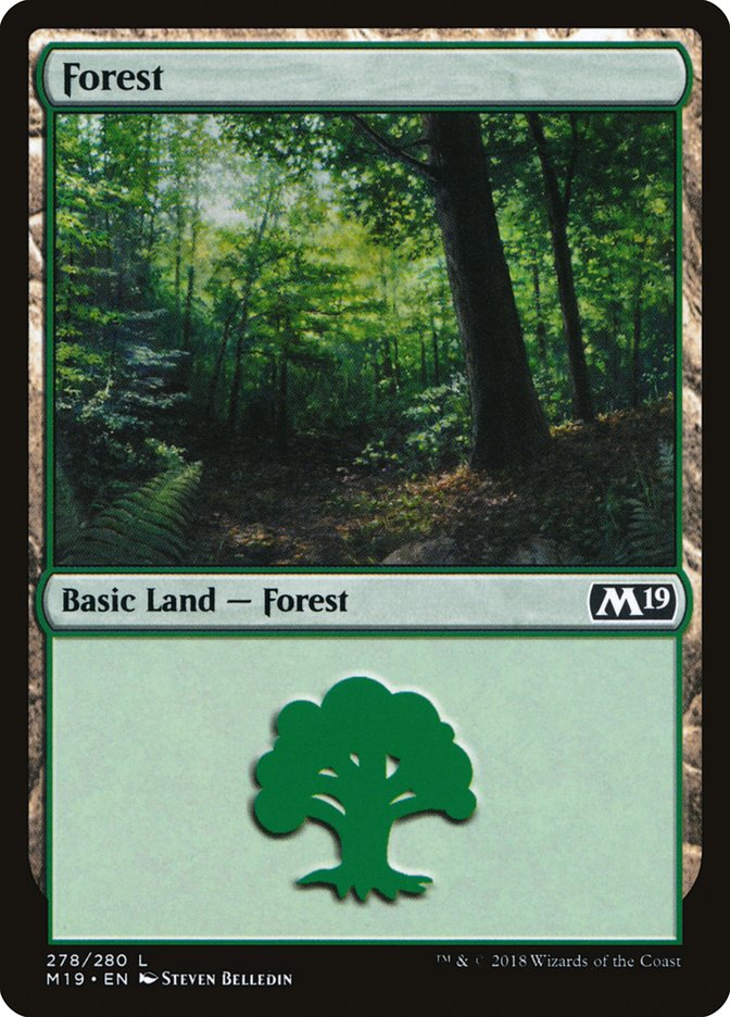 Forest (278) [Core Set 2019] | Kessel Run Games Inc. 