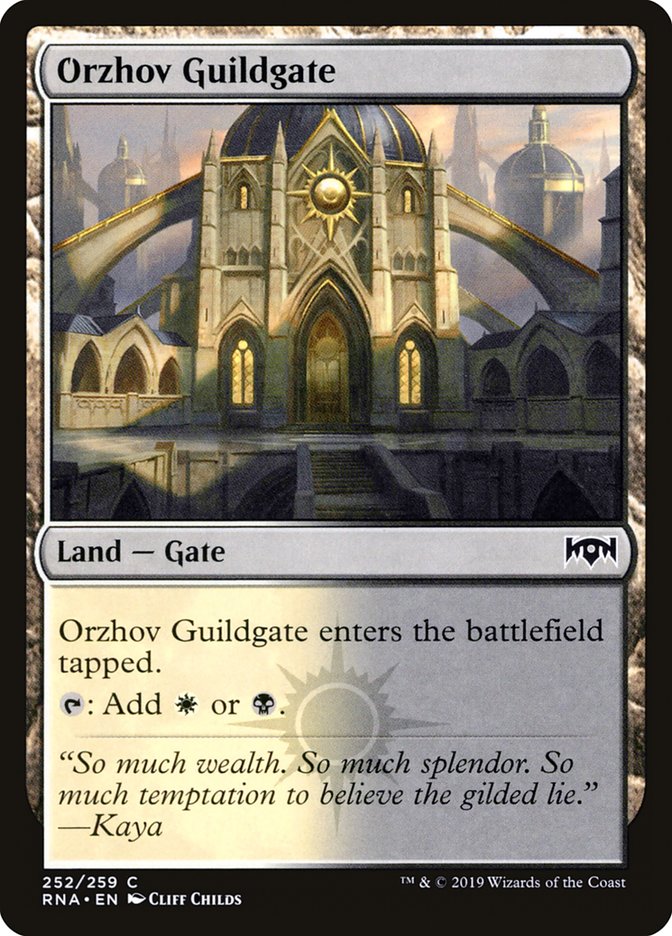 Orzhov Guildgate (252/259) [Ravnica Allegiance] | Kessel Run Games Inc. 