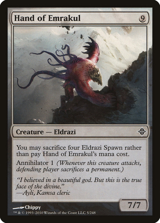 Hand of Emrakul [Rise of the Eldrazi] | Kessel Run Games Inc. 