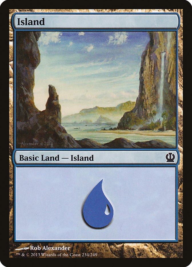 Island (234) [Theros] | Kessel Run Games Inc. 