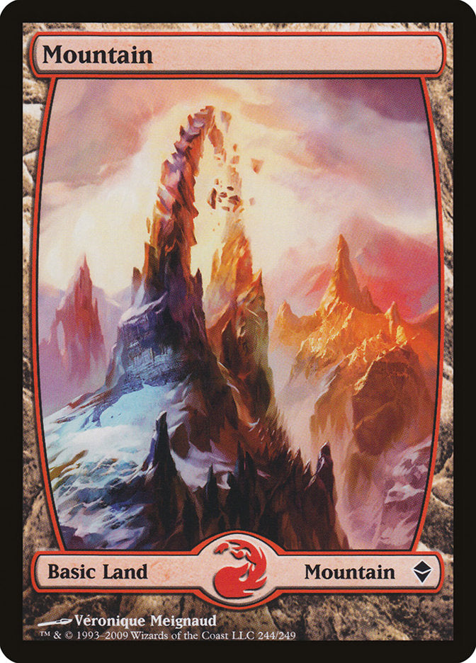 Mountain (244) [Zendikar] | Kessel Run Games Inc. 