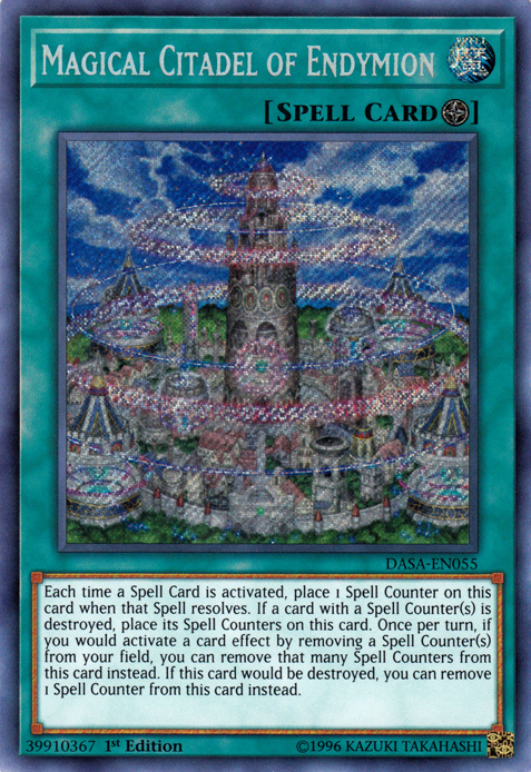 Magical Citadel of Endymion [DASA-EN055] Secret Rare | Kessel Run Games Inc. 