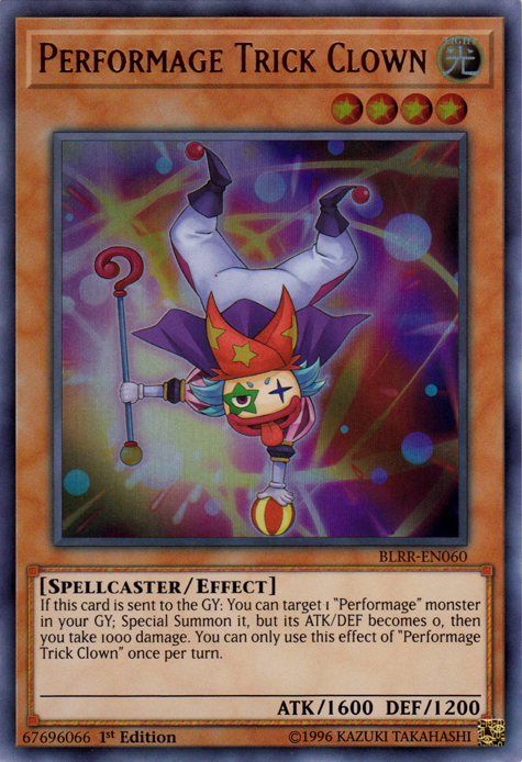 Performage Trick Clown [BLRR-EN060] Ultra Rare | Kessel Run Games Inc. 