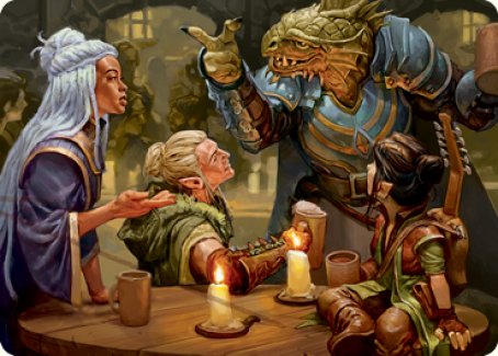 You Meet in a Tavern Art Card [Dungeons & Dragons: Adventures in the Forgotten Realms Art Series] | Kessel Run Games Inc. 