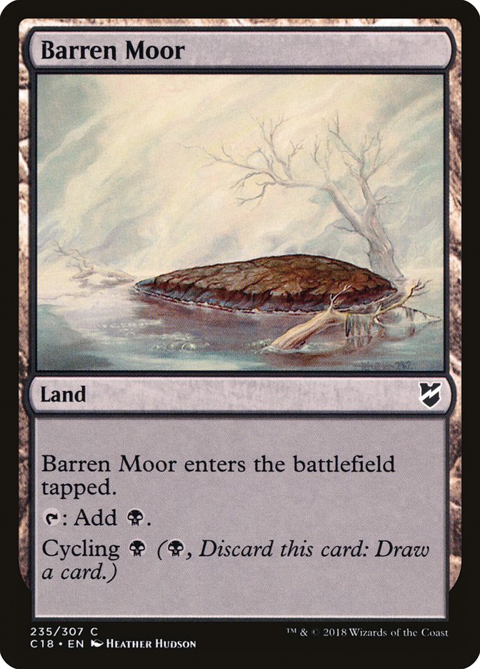 Barren Moor [Commander 2018] | Kessel Run Games Inc. 