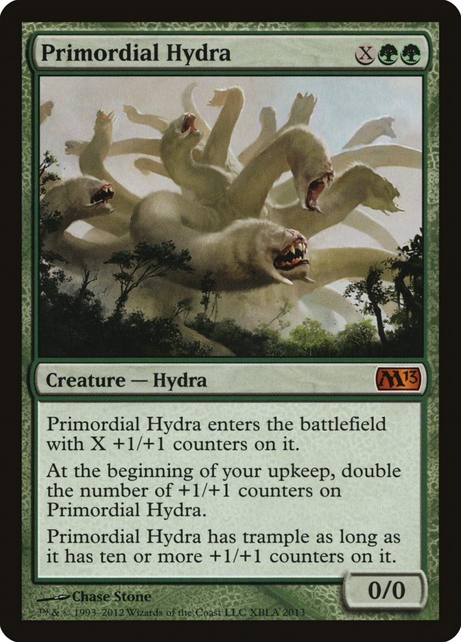 Primordial Hydra (Duels of the Planeswalkers Promos) [Duels of the Planeswalkers Promos 2013] | Kessel Run Games Inc. 
