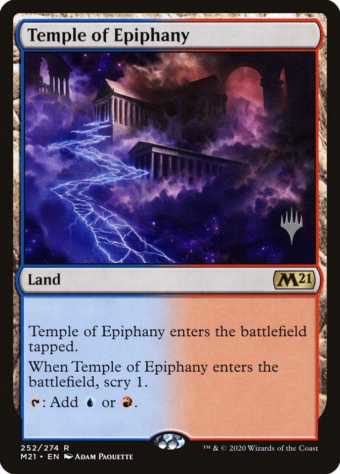 Temple of Epiphany (Promo Pack) [Core Set 2021 Promos] | Kessel Run Games Inc. 