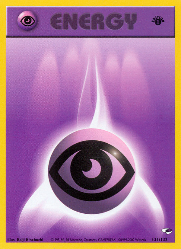 Psychic Energy (131/132) [Gym Heroes 1st Edition] | Kessel Run Games Inc. 