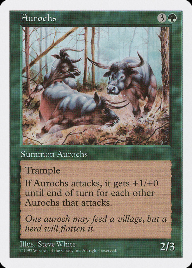 Aurochs [Fifth Edition] | Kessel Run Games Inc. 