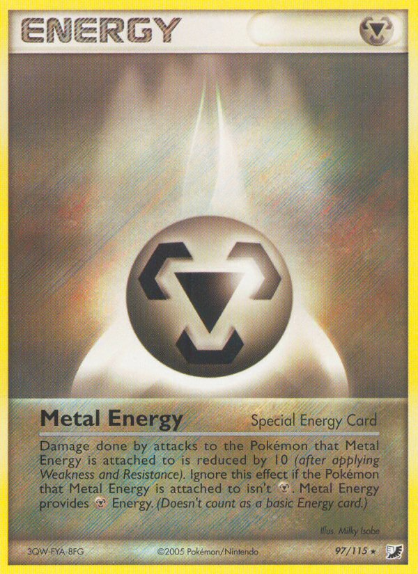Metal Energy (97/115) [EX: Unseen Forces] | Kessel Run Games Inc. 