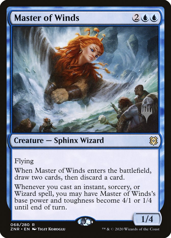 Master of Winds (Promo Pack) [Zendikar Rising Promos] | Kessel Run Games Inc. 