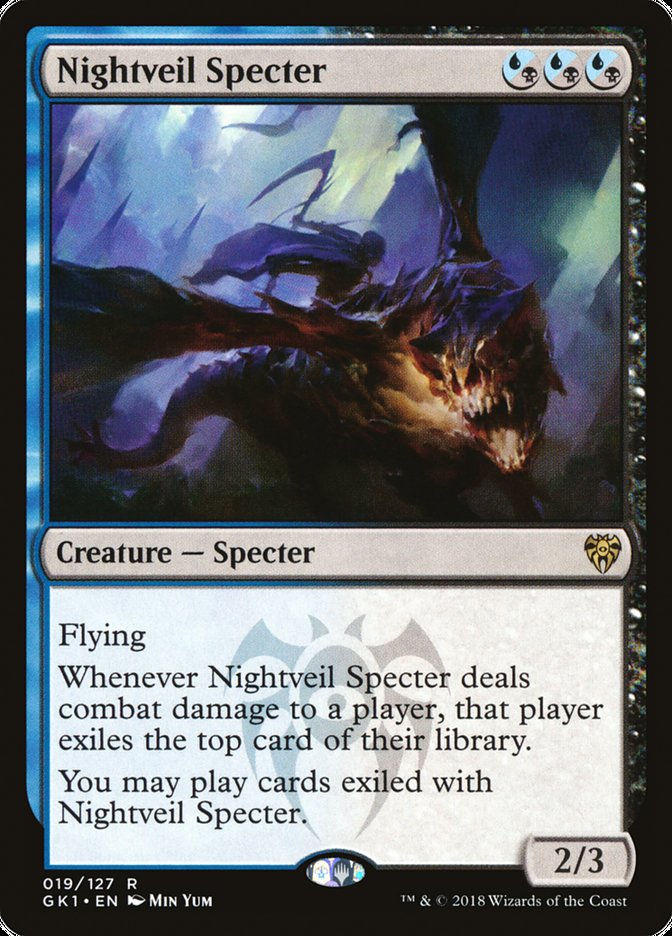 Nightveil Specter [Guilds of Ravnica Guild Kit] | Kessel Run Games Inc. 