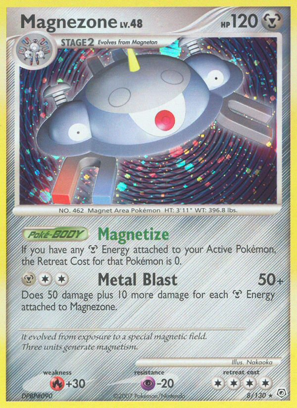 Magnezone (8/130) [Diamond & Pearl: Base Set] | Kessel Run Games Inc. 