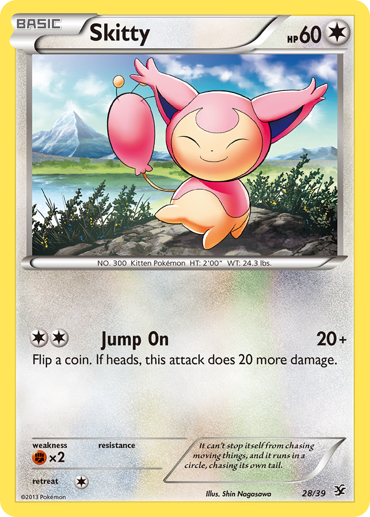 Skitty (28/39) [XY: Kalos Starter Set] | Kessel Run Games Inc. 