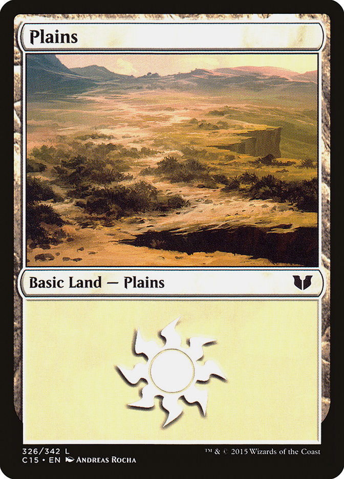 Plains (326) [Commander 2015] | Kessel Run Games Inc. 