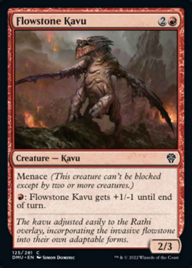 Flowstone Kavu [Dominaria United] | Kessel Run Games Inc. 