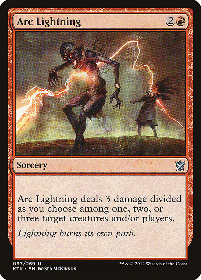 Arc Lightning [Khans of Tarkir] | Kessel Run Games Inc. 