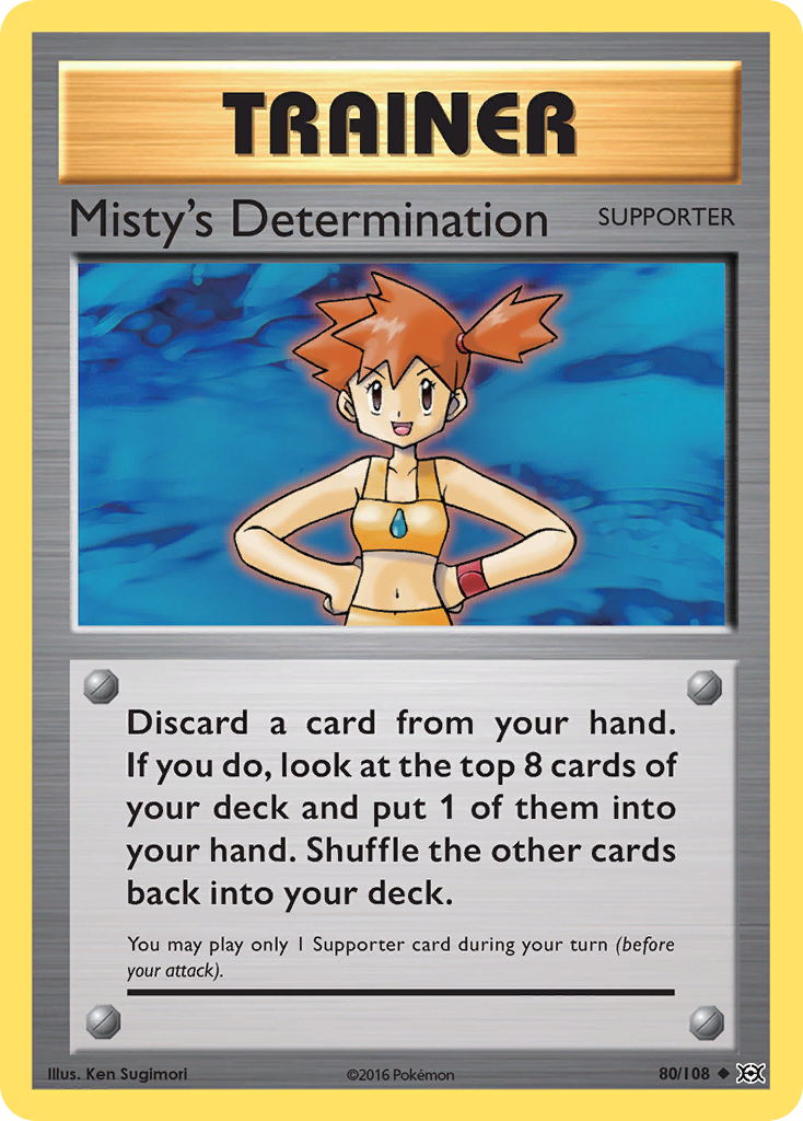 Misty's Determination (80/108) [XY: Evolutions] | Kessel Run Games Inc. 