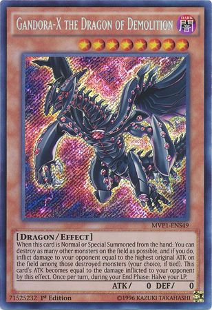 Gandora-X the Dragon of Demolition [MVP1-ENS49] Secret Rare | Kessel Run Games Inc. 