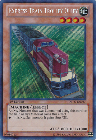 Express Train Trolley Olley [DRLG-EN037] Secret Rare | Kessel Run Games Inc. 
