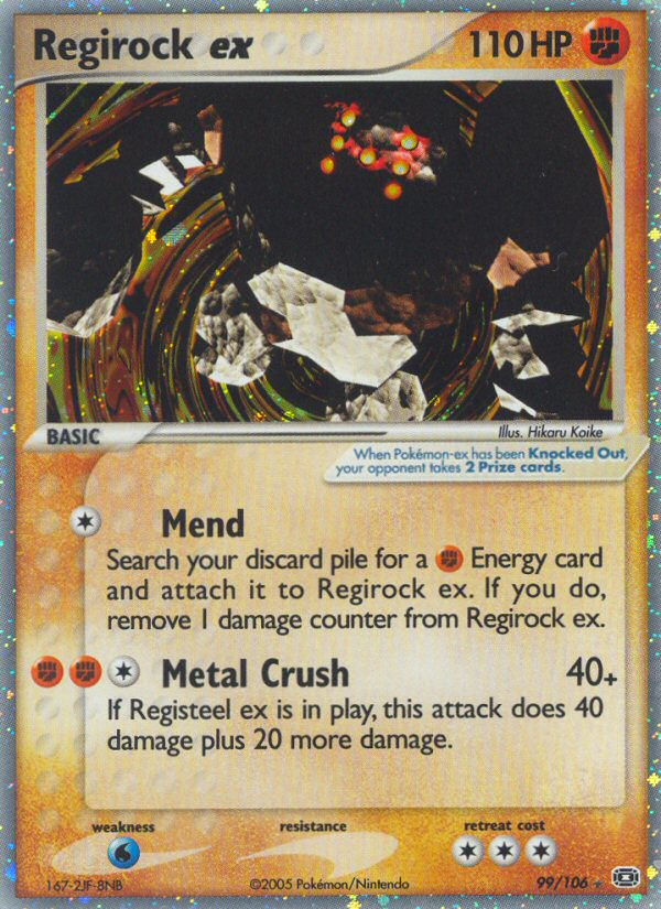 Regirock ex (99/106) [EX: Emerald] | Kessel Run Games Inc. 