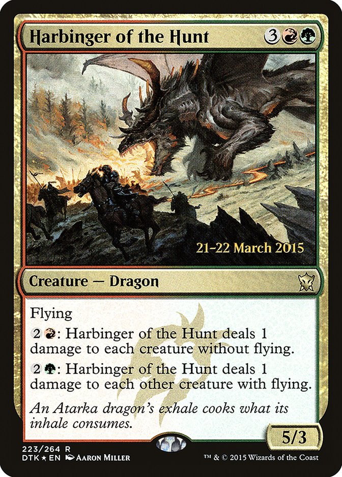 Harbinger of the Hunt [Dragons of Tarkir Prerelease Promos] | Kessel Run Games Inc. 