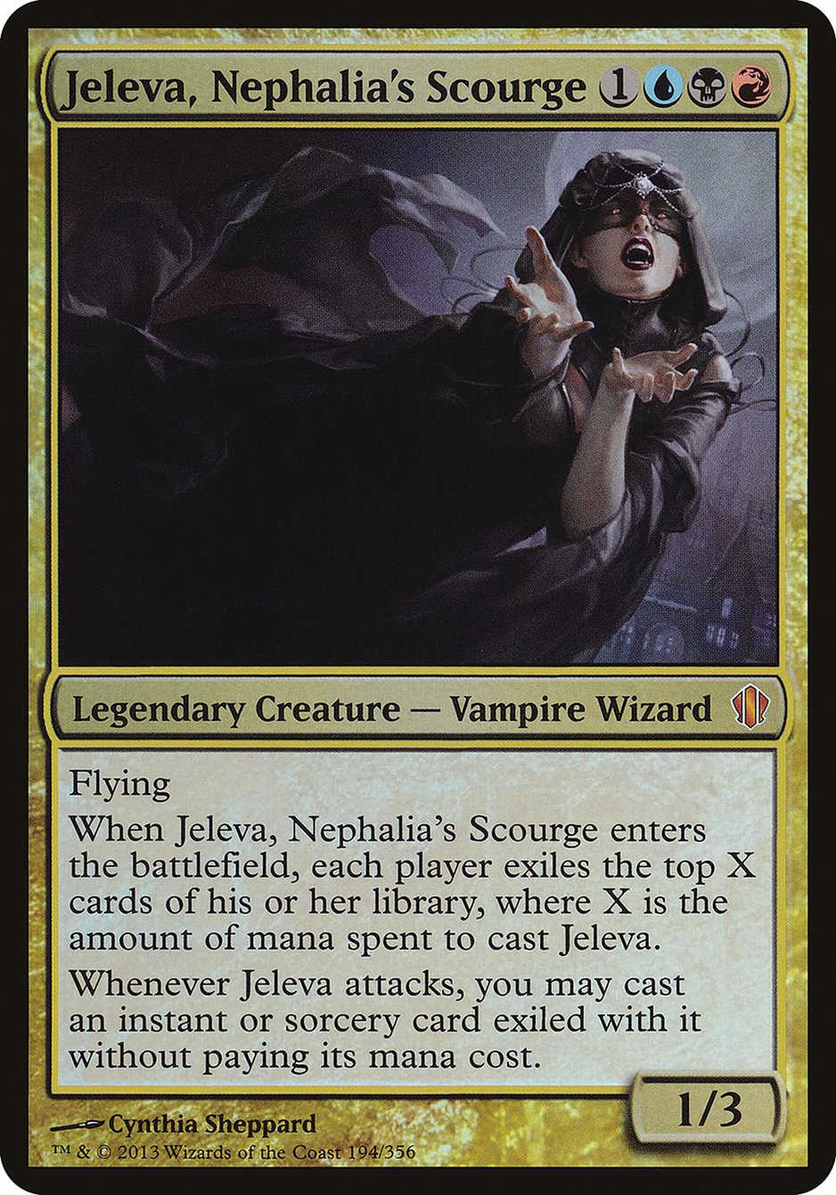 Jeleva, Nephalia's Scourge (Oversized) [Commander 2013 Oversized] | Kessel Run Games Inc. 