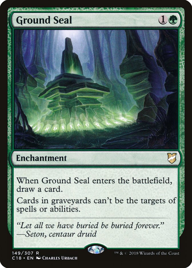 Ground Seal [Commander 2018] | Kessel Run Games Inc. 