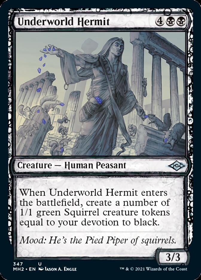 Underworld Hermit (Sketch) [Modern Horizons 2] | Kessel Run Games Inc. 