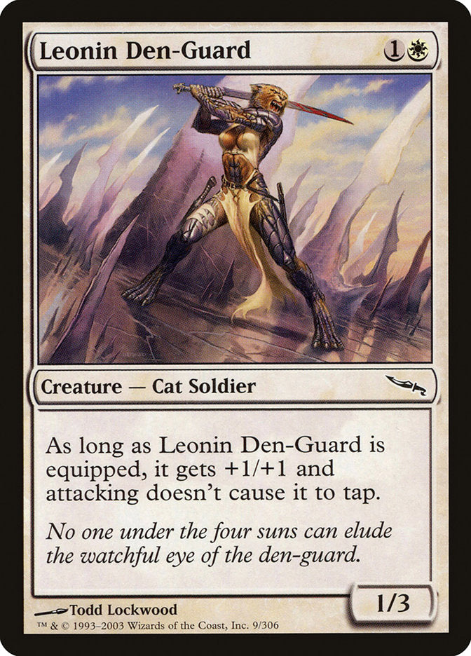 Leonin Den-Guard [Mirrodin] | Kessel Run Games Inc. 
