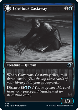 Covetous Castaway // Ghostly Castigator [Innistrad: Double Feature] | Kessel Run Games Inc. 