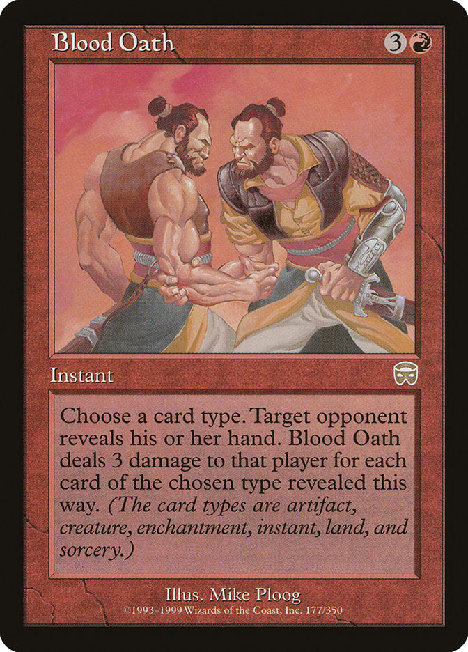 Blood Oath [Mercadian Masques] | Kessel Run Games Inc. 