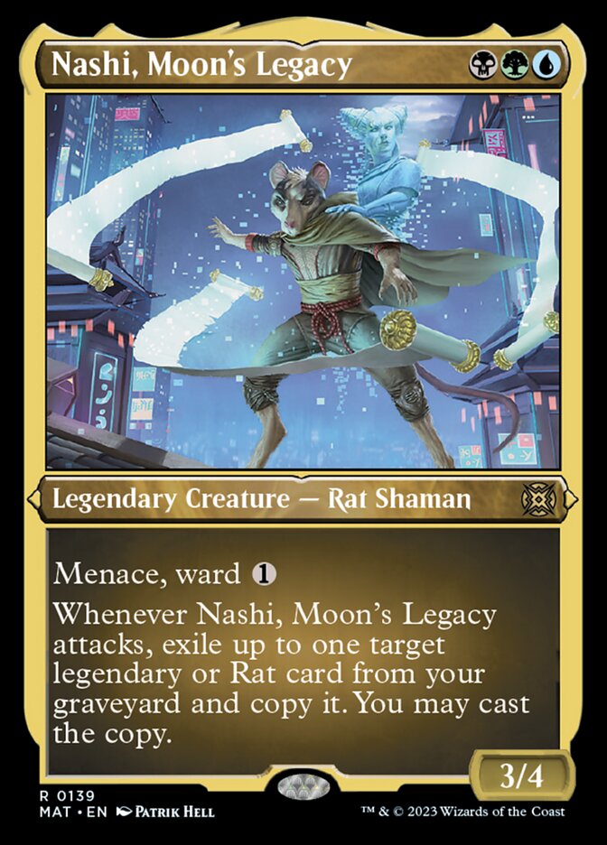 Nashi, Moon's Legacy (Foil Etched) [March of the Machine: The Aftermath] | Kessel Run Games Inc. 